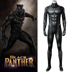 2018 Black Panther Mono Impreso en 3D Disfraz de Cosplay